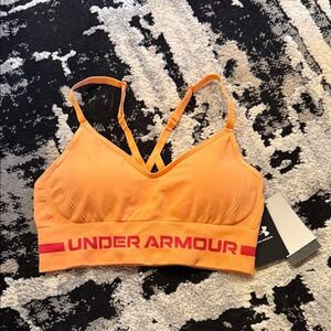 Under Armour Women's Vibrant Orange Sports Bra